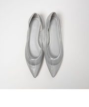 ポインテッド チュール フラットシューズ