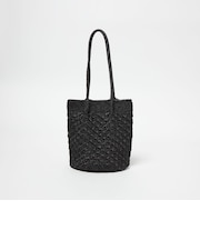 メタリックヤーンレーシー トートバッグ / ショルダーバッグ