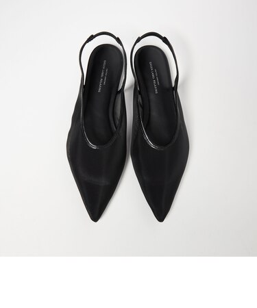 ポインテッド チュール スリングバックシューズ / サンダル / パンプス