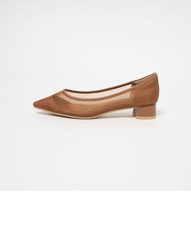 ポインテッド チュール パンプス