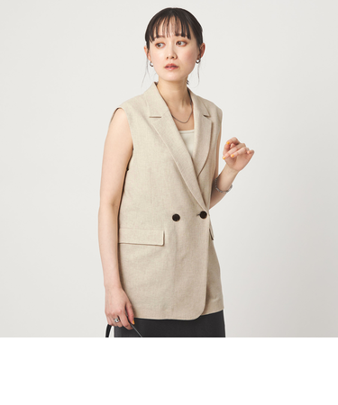 ラスティック ツイル ジレ マシンウォッシャブル ストレッチ UVカット 吸水速乾