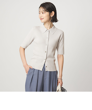 HIYOKE エリツキ リブ ニット マシンウォッシャブル UVカット 遮熱