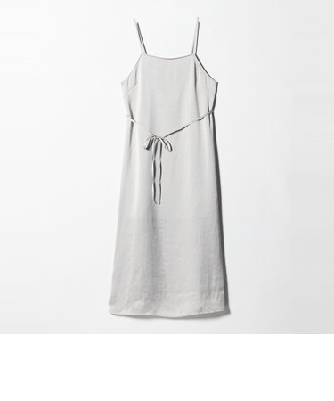 ライトサテン キャミソール ワンピース