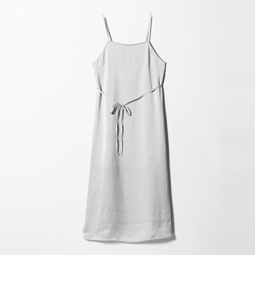 ライトサテン キャミソール ワンピース