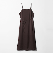 ライトサテン キャミソール ワンピース