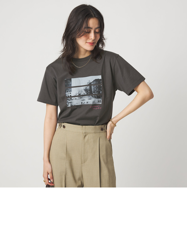 コラージュ フォト ショートスリーブ Tシャツ