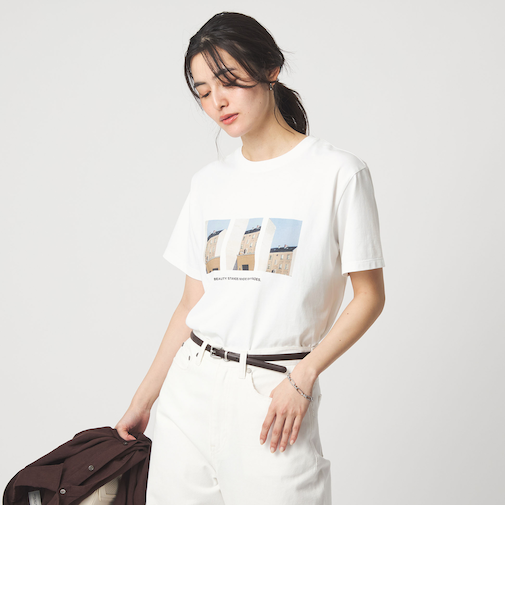 コラージュ フォト ショートスリーブ Tシャツ