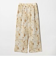 マーブル プリント パンツ