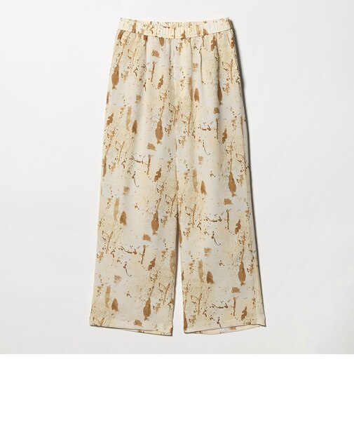 マーブル プリント パンツ