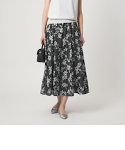 フラワー プリント スカート