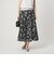 フラワー プリント スカート