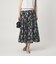 フラワー プリント スカート