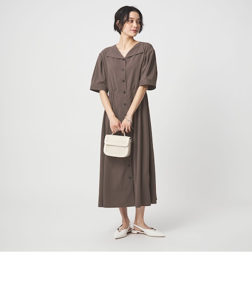 size SHORT/TALLあり］ワッシャー プリーツ ショートスリーブ