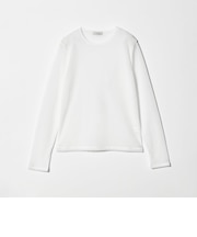 シャーリング シアー ロングスリーブ プルオーバー カットソー