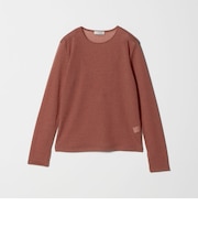 シャーリング シアー ロングスリーブ プルオーバー カットソー