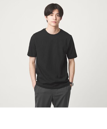 LONG FIBER COTTON クリア クルーネック 半袖 Tシャツ