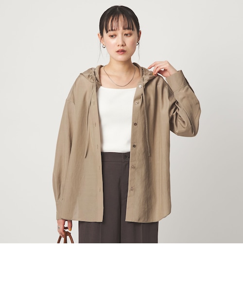 フード シャツ UVカット 接触冷感｜グリーンレーベル リラクシングの