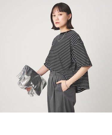 ギャザースリーブ プルオーバー カットソー