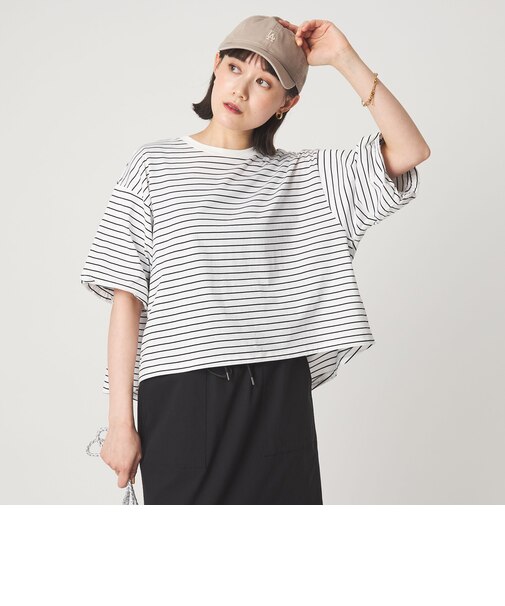 ギャザースリーブ プルオーバー カットソー