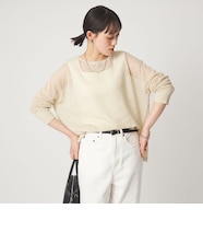 NOMA t.d./ノーマティーディー】 Damage Stripe Sweater：ニット 