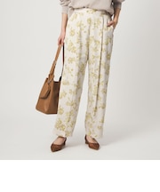 フラワー プリント パンツ