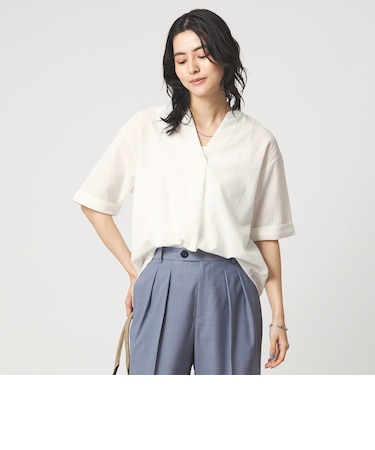 サッカー スキッパー プルオーバー カットソー