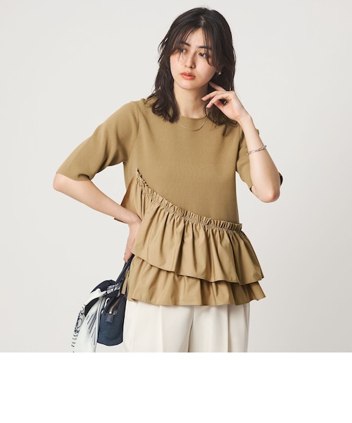【macocco様】グリーンレーベル/FFCヘアリーハイネック ニット green label relaxing(グリーンレーベルリラクシング)の「FFC ヘアリー