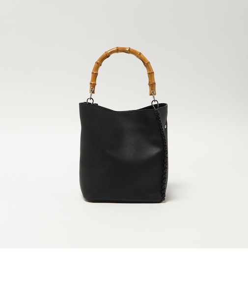 2WAY バンブーハンドル バッグ