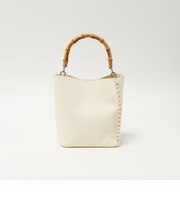 2WAY バンブーハンドル バッグ