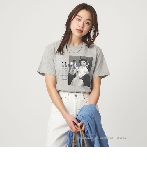 【別注】＜GOOD ROCK SPEED＞LIFE PC ショートスリーブTシャツ ミディアムグレー