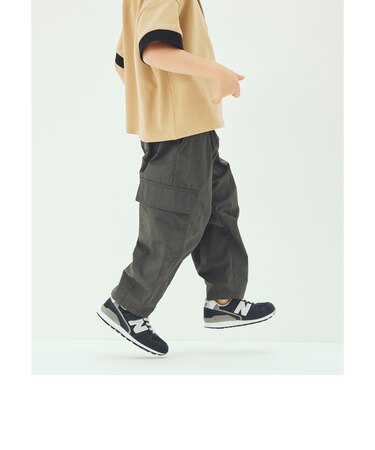 【スタメンシリーズ】タッサーカーゴパンツ / キッズ  100cm-160cm 撥水 UVカット