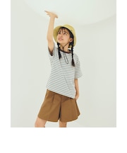 【スタメンシリーズ】ボーダーTシャツ / キッズ 100cm-160cm