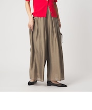 ［size SHORTあり］エアリー シアー イージー ワイド パンツ