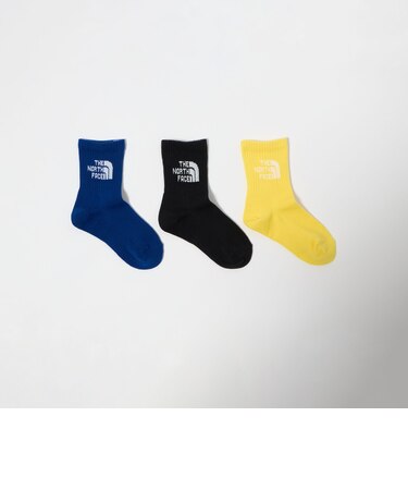 ＜THE NORTH FACE＞ジャガード ロゴ 3P クルーソックス / キッズ