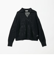 メッシュ ポロプルオーバー