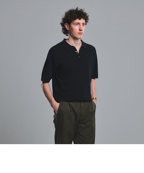 tetsu　secondlayer ニットポロシャツ SECOND/LAYER（セカンドレイヤー）の「＜SECOND LAYER＞ P/SWETAER