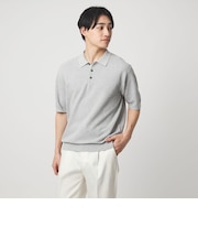 タック ピケ ニット ポロシャツ -ウォッシャブル-