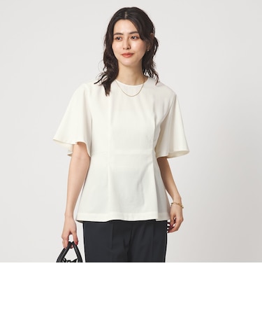 ［size SHORTあり］サラフール タック ブラウス ストレッチ 接触冷感 UVカット