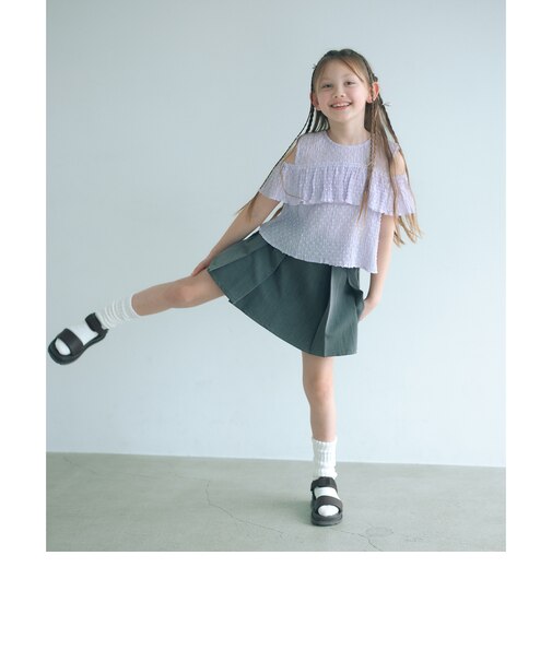 【COOL CHIC GIRLS STYLE】プリーツ スカパン / キッズ  120cm-160cm