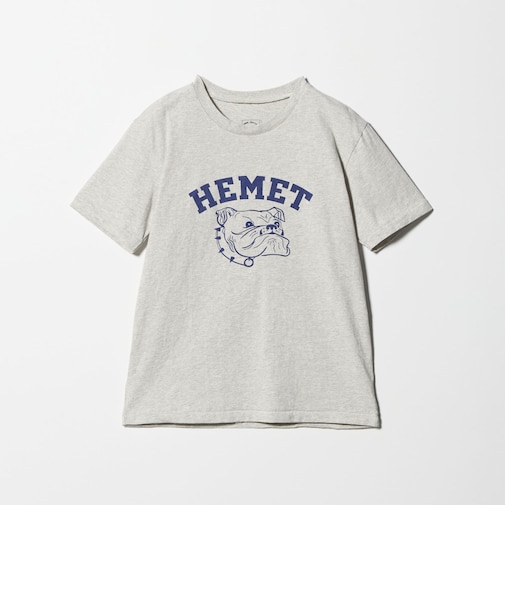 【別注】＜MIXTA＞ショートスリーブ プリント Tシャツ ミディアムグレー