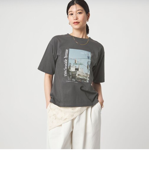 【WEB限定】＜at ease＞アソート フォトプリント ショートスリーブ カットソー