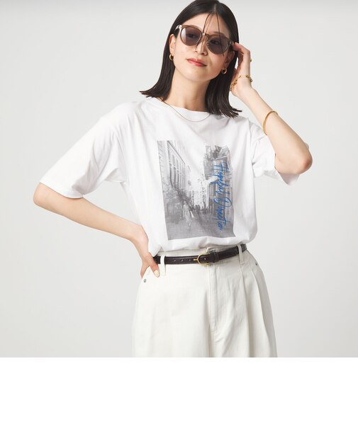 【WEB限定】＜at ease＞アソート フォトプリント ショートスリーブ カットソー