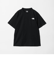 <THE NORTH FACE>ショート ハーフドーム デジタル スクエア ロゴTシャツ