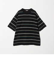 <RYE TENDER>CENTRE TEE BORDER センターT ボーダー ニットT 半袖ニット