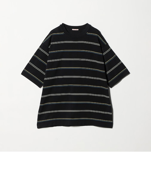 ＜RYE TENDER＞CENTRE TEE BORDER センターT ボーダー ニットT 半袖ニット