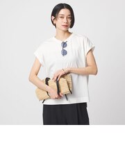 グロッシー フレンチスリーブ Tシャツ 制菌