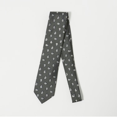 GLR シルク4 8.0cm ペイズリー ネクタイ