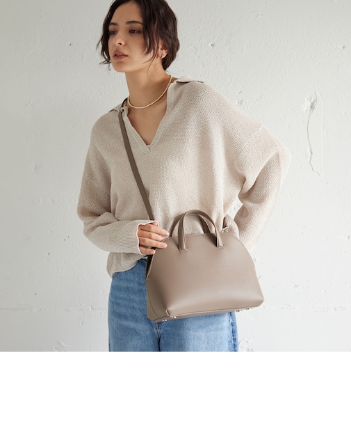 【WEB限定】2WAY ラウンド ボストンバッグ / ショルダーバッグ