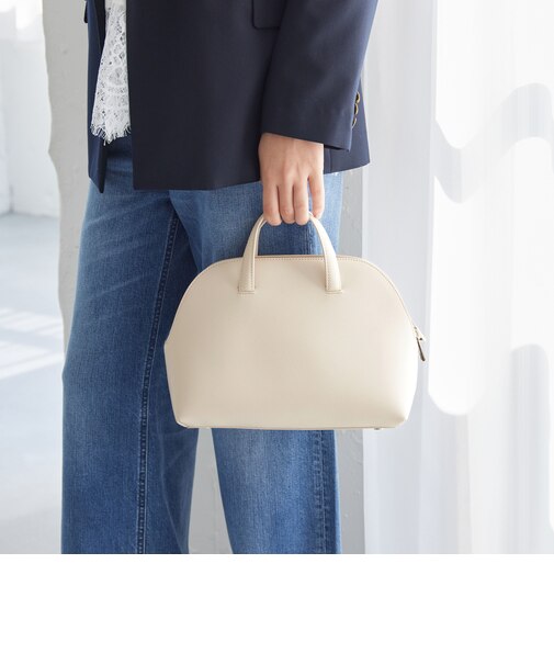 【WEB限定】2WAY ラウンド ボストンバッグ / ショルダーバッグ