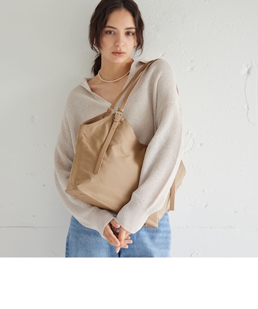 【WEB限定】2WAYバックルハンドル トートバッグ / ショルダーバッグ / A4サイズ はっ水